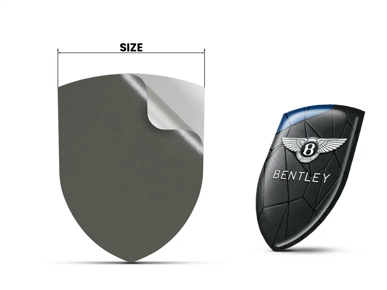 Bentley Décalcos Résine Qualité Perso Style Bombé Élégant